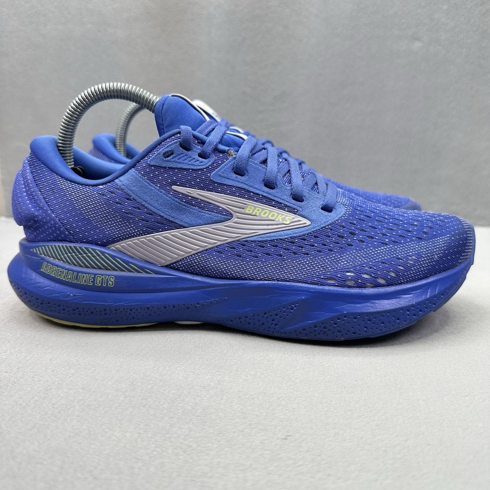 Womens Size 9 (B) Brooks Adrenaline GTS 24 Shoes Blue Athletic Running Sneakers
